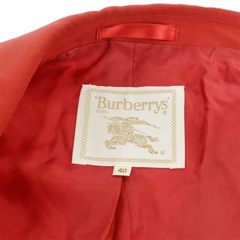 genuine Burberry coat logo